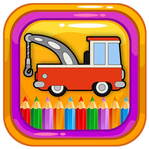 Monster Crane Games Coloring Book For Kids iOS App