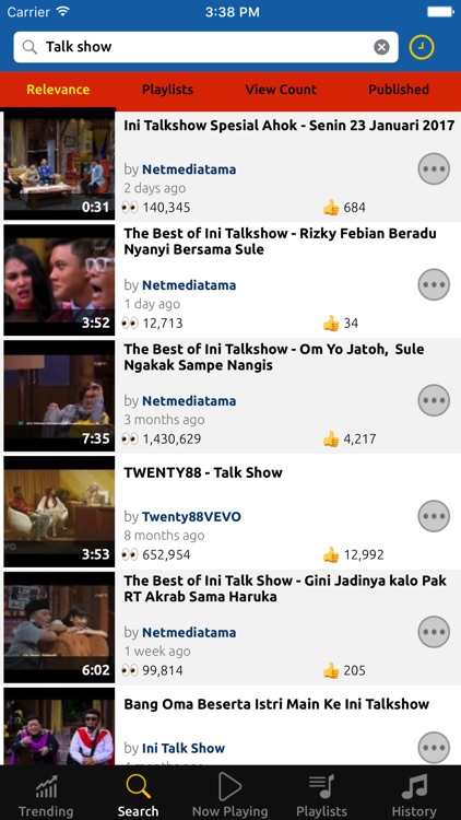 Tubify Trending Video Music Player
