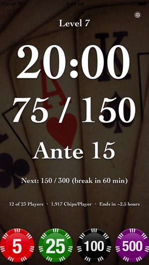 Best poker timer app iphone deals