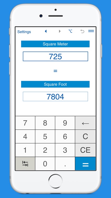 Square Feet / Square Meters area converter