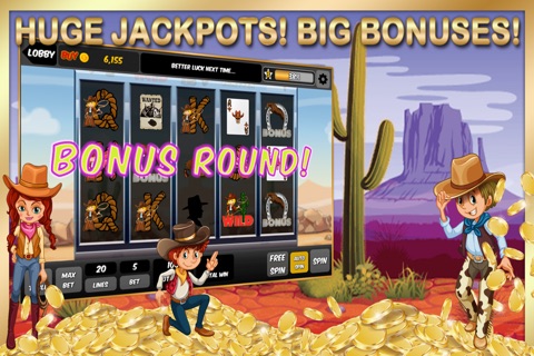 Wild West Vegas Slots Machine screenshot 2