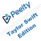 The Peelty - Taylor Swift Edition App allows you to learn about Taylor Swift recordings and albums while playing different games