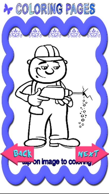 Builders And Tractor Coloring Book Game Free