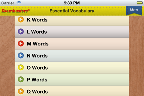COOP HSPT Vocabulary Prep Flashcards Exambusters screenshot 2