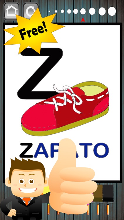 Boy Girl learn Spanish vocab by coloring book game