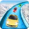 Frozen Water Slide Car Racing simulator pro