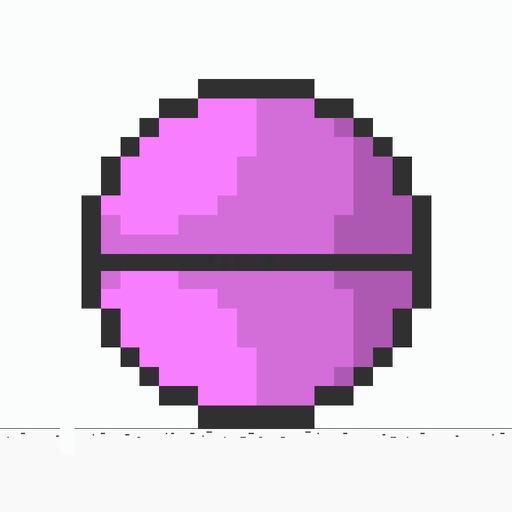 Rolling The Ball In The Sky For Pixel Dino Icon