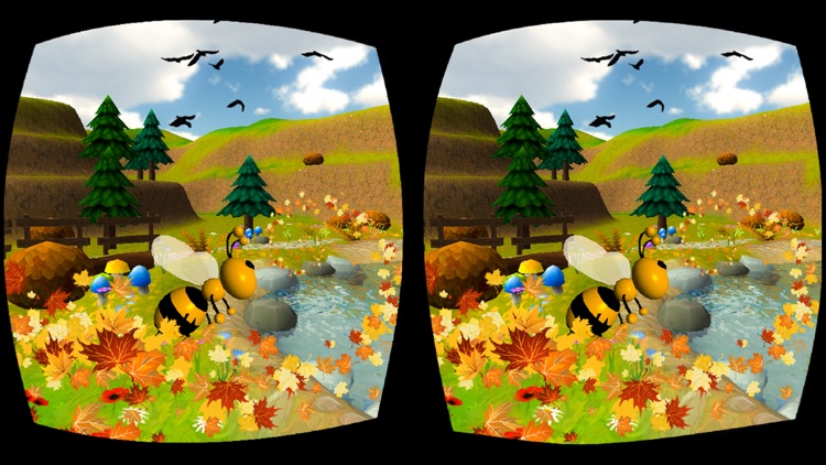 VR Honey Bee Flying Simulator - Pollination Game