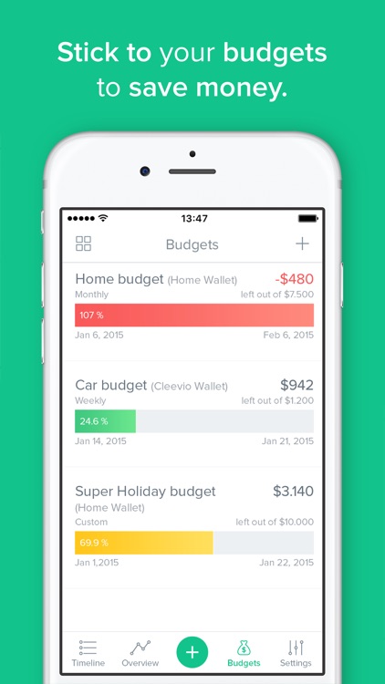 Spendee - budgeting app, money & expense tracker screenshot-3