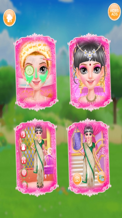 Indian Doll - Fashion Makeover Games For Girls screenshot-4