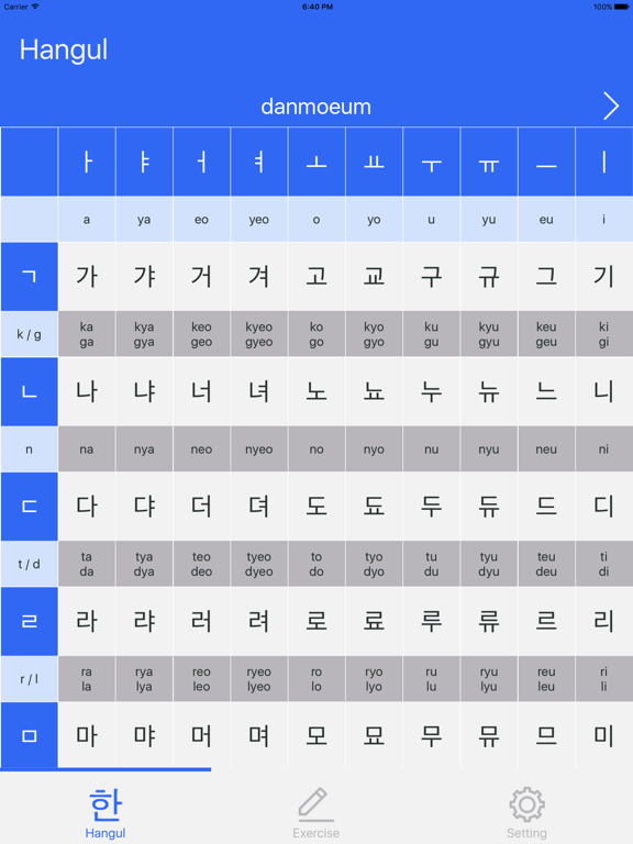 Hangul Pro - Learn The Basic Alphabet of Korean | App Price Drops