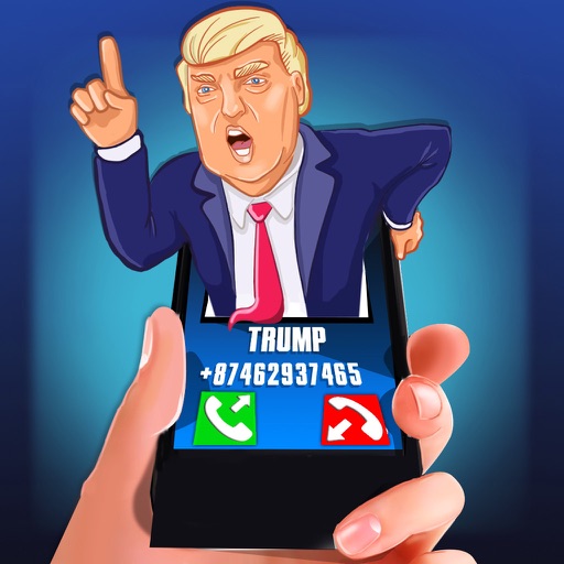 Fake Call Trump Joke Icon