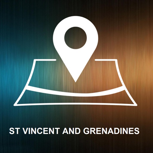 St Vincent and Grenadines, Offline Auto GPS icon