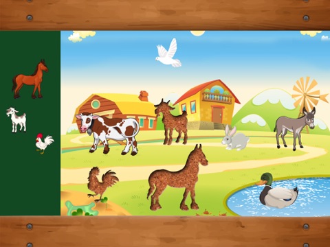 Peg Puzzle - Animals screenshot 2