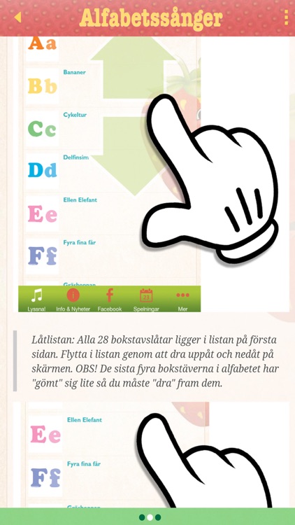 Alfabetssånger med Smultron & Sång screenshot-4
