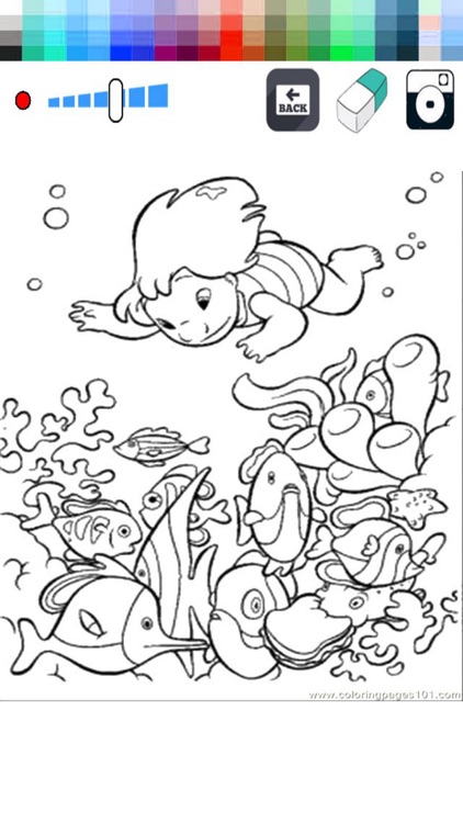 Coloring Book Game Ocean - Zoo For Kids