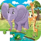 Elephant & Giraffe Puzzle Game Life Skill