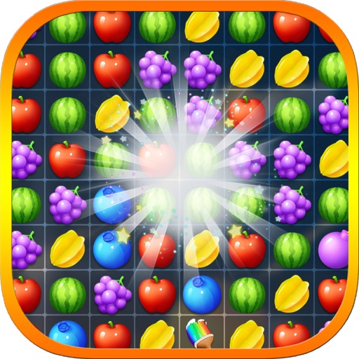 Fruits Drop Match 3 Game iOS App