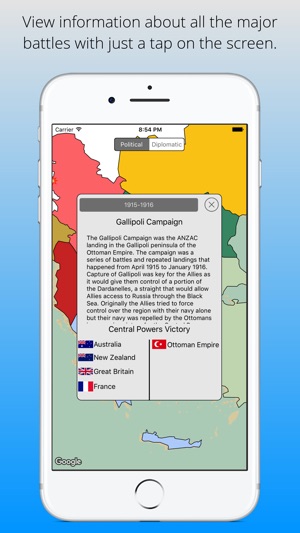 Great War Map - Interactive WWI Map of the World(圖3)-速報App