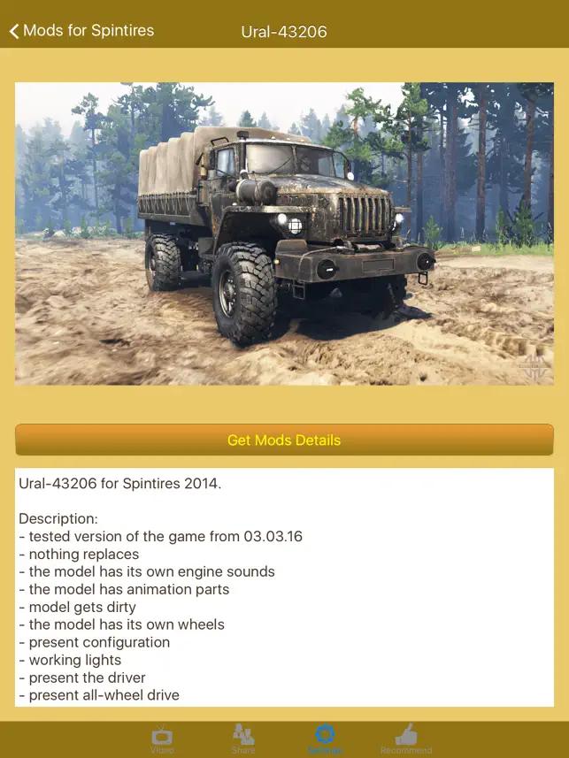 Captura de Pantalla 2 Mods for Spintires iphone