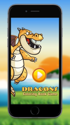 Dragons Coloring Book Game for Little Ki