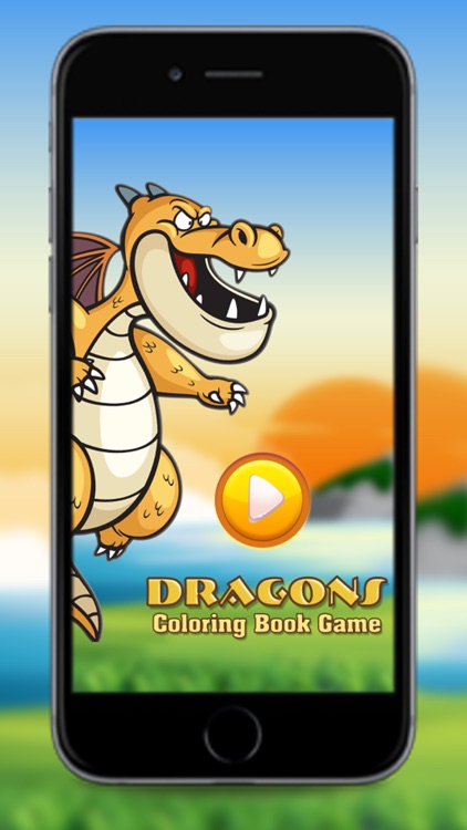 Dragons Coloring Book Game for Little Kids