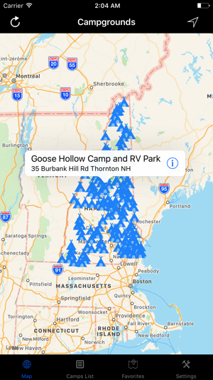 New Hampshire – Campgrounds & RV Parks(圖1)-速報App