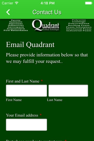 QuadFoam by Accella Polyurethane screenshot 3