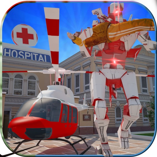 Robot Helicopter Simulator iOS App