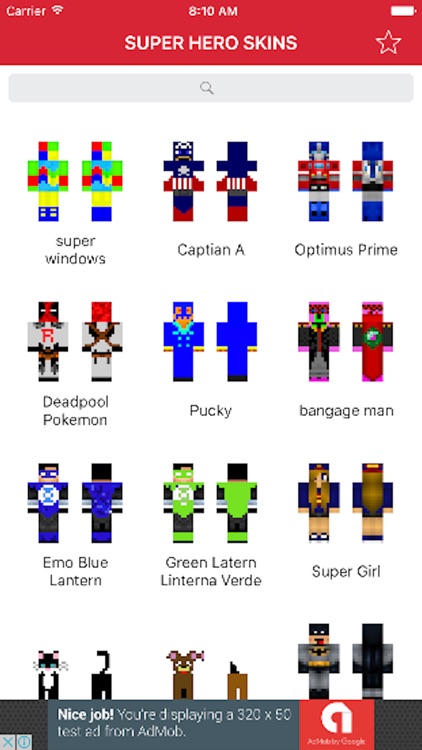 VIP custom skins for minecraft pe Pro