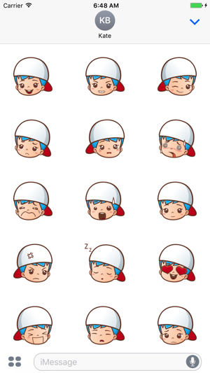 Sticker Me White Hat Boy(圖2)-速報App