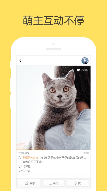 萌拍 - 记录分享萌宠短视频 screenshot-4