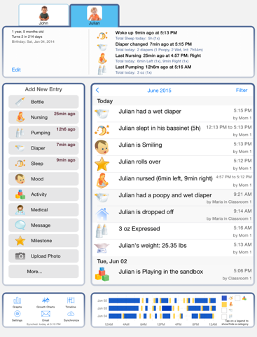 Скриншот из Baby Connect for iPad