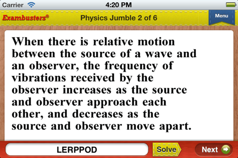 GCSE Physics Prep Flashcards Exambusters screenshot 4