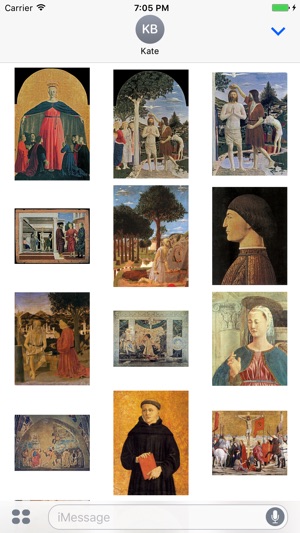 Piero Della Francesca Artworks Stickers(圖1)-速報App