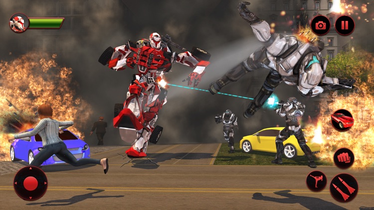 Steel Robot Super Hero- City War Survival screenshot-3