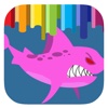 Big Shark Coloring Book Games For Kids Edition