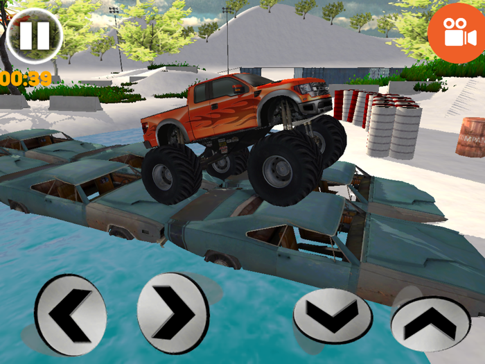 Monster Wheels Offroad Arena Parking Game