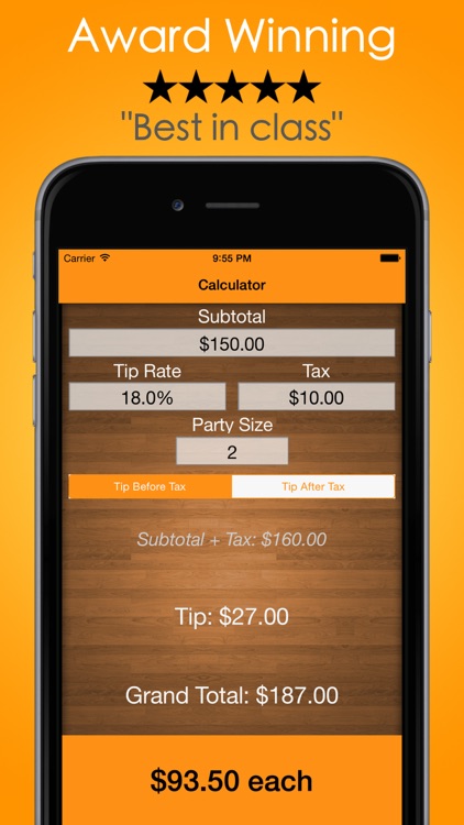 Tip Calculator - Tip Check, The #1 Gratuity Guide
