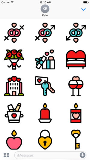 REd LOVe - Couple Stickers(圖5)-速報App