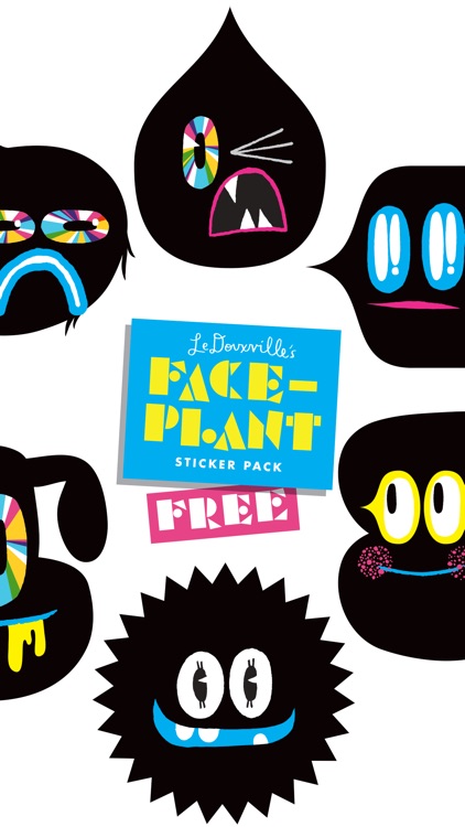 FACEPLANT FREE! sticker pack