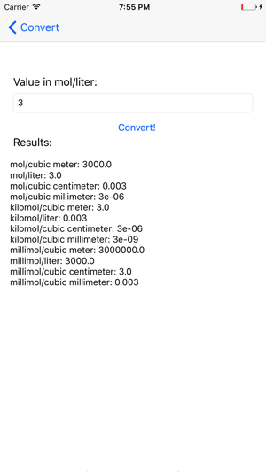 Molar concentration converter(圖3)-速報App