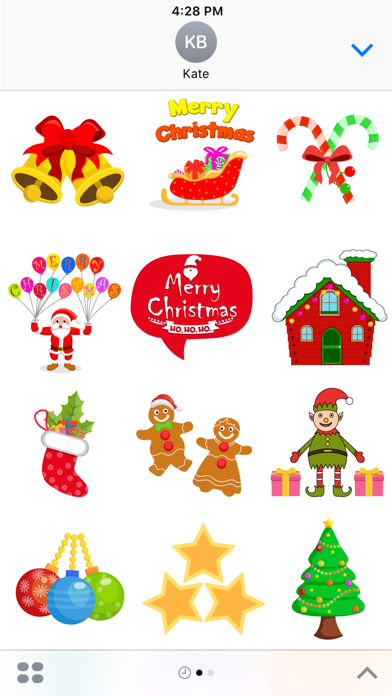 How to cancel & delete Christmas Celebration Stickers Pack from iphone & ipad 1