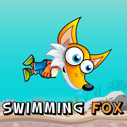 Swimming Fox Icon