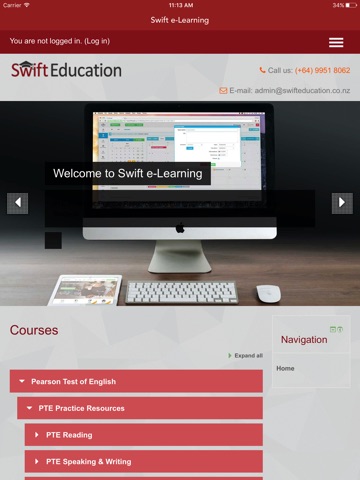 Swift e-Learning screenshot 3