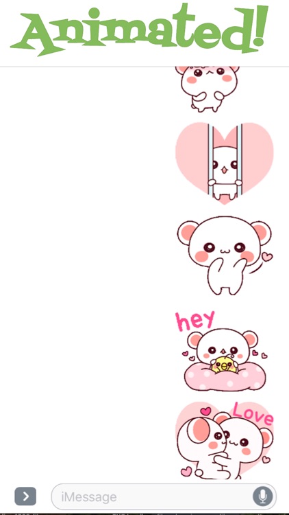 Cutie Bear Love Animated