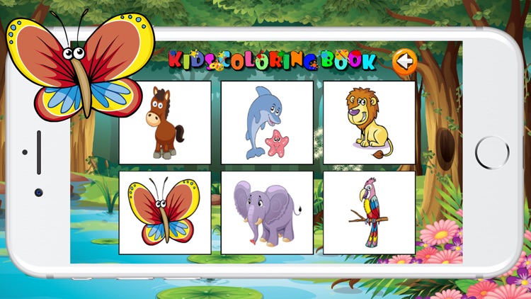 Animal Coloring Book For Children Game