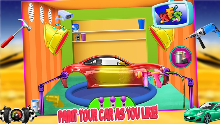 Sports Car Factory - Garage Repair Shop screenshot-3