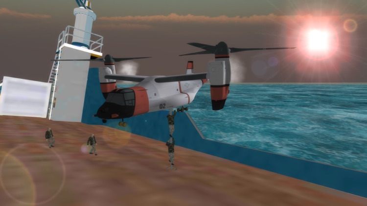 Airplane Helicopter Osprey Rescue screenshot-4