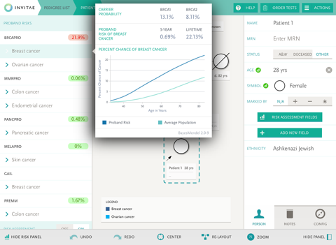 Invitae Family History Tool screenshot 3